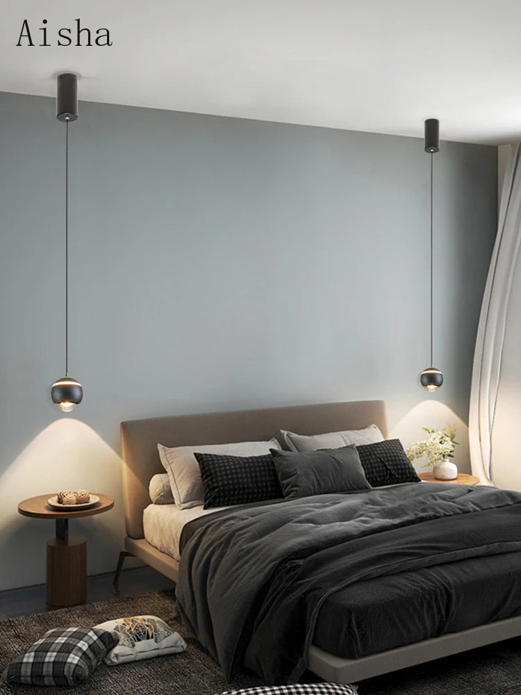 Modern ball-shaped pendant light for creative interiors