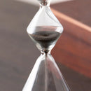 three-layer glass hourglass for Christmas decoration