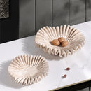 Modern wabi-sabi style marble storage tray artistic décor