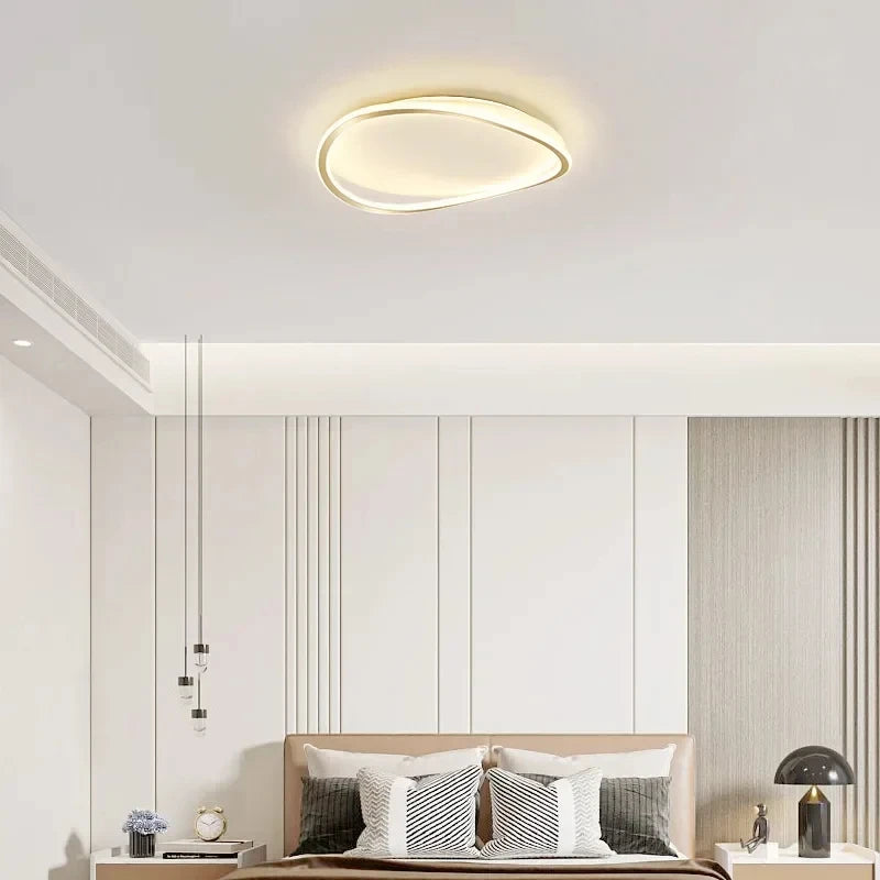 Modern nordic triangle ceiling light decorative indoor lighting - vue 6 sur 12