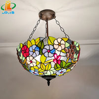 Tiffany style grape flower chandelier