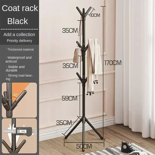 vertical branch-shaped clothes rack for various accessories