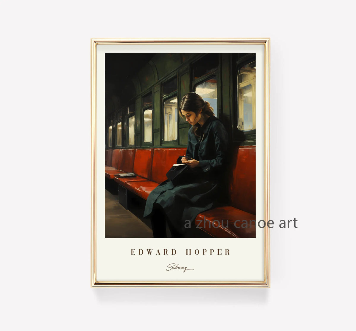 Edward Hopper Art Library Modern Wall Posters