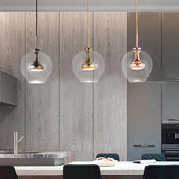 Modern glass pendant for elegant interior decor