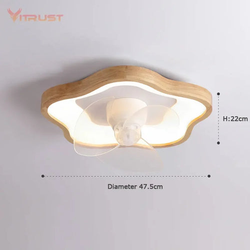 Nordic creative oscillating ceiling light with LED and remote control - vue 9 sur 11