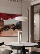 Japanese fabric LED chandelier for interior decoration