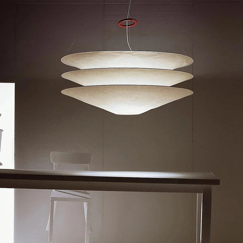 Nordic floating paper pendant light