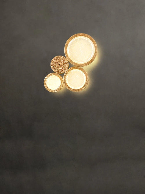 applique murale led miroir magique en cuivre décoration externe - vue 6 sur 9