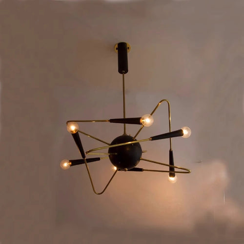 Nordic industrial design pendant light modern indoor lighting - vue 4 sur 9