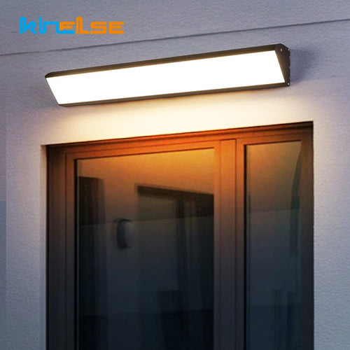 Minimalist LED outdoor wall light for garden and balcony - vue 2 sur 15
