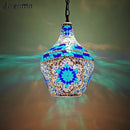 Bohemian art vase chandelier for handmade home decor