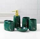 decorative ceramic bathroom set with accessories