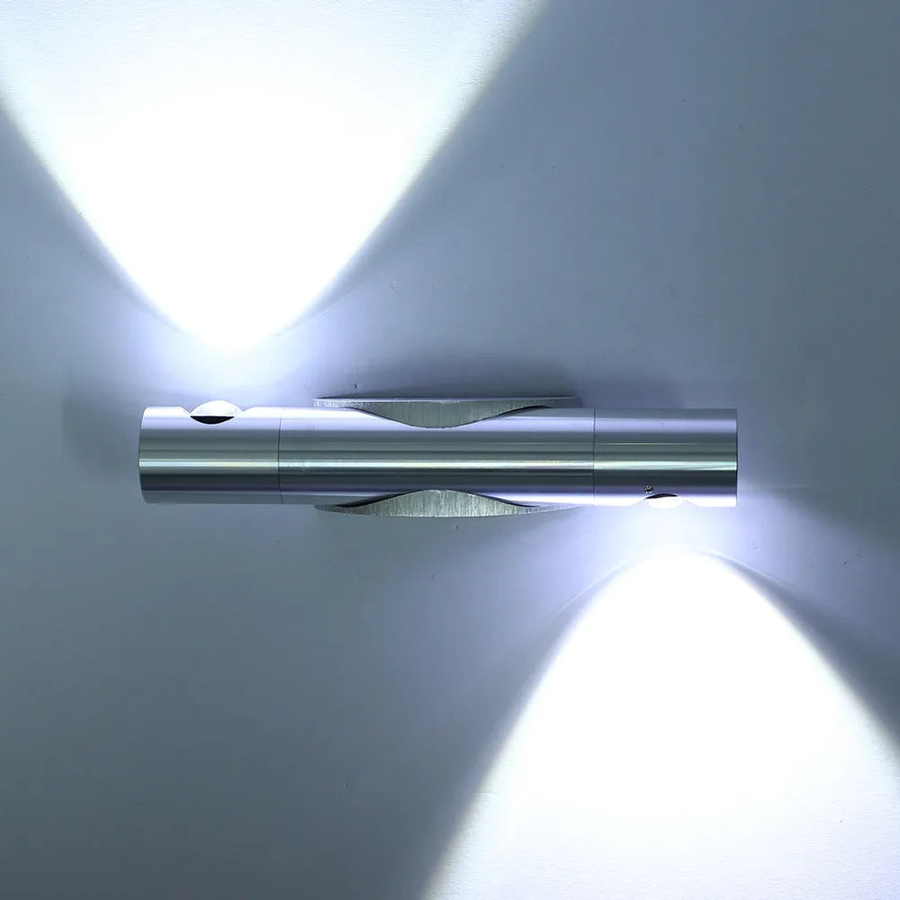 Modern rotatable LED wall light for decorative indoor use