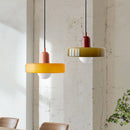 Modern colourful glass hanging chandelier for interiors