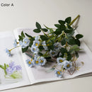 Artificial silk rose flowers for weddings and decoration