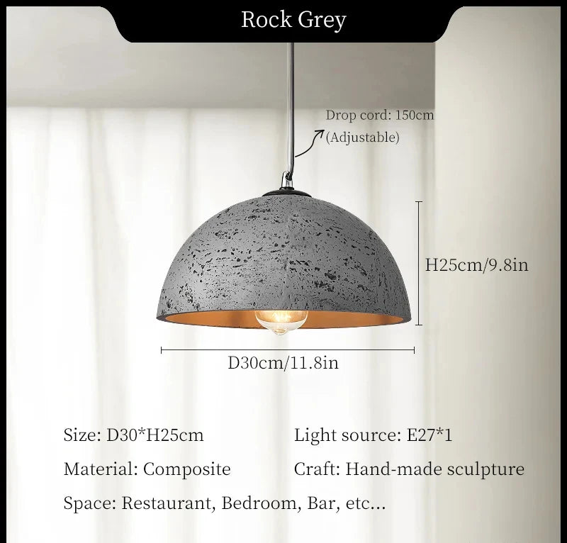 Modern wabi-sabi chandelier for elegant and minimalist interior decor
