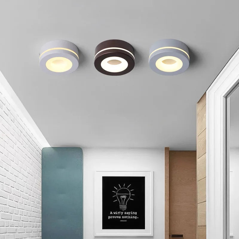 Modern minimalist LED ceiling light for bright home decor