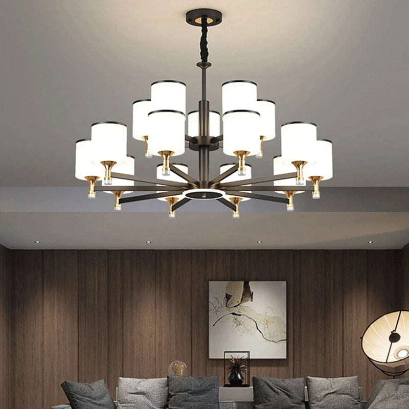 Nordic chandelier 15 lights modern luxury design for bright interiors