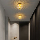 Modern glass wall light for indoor decoration
