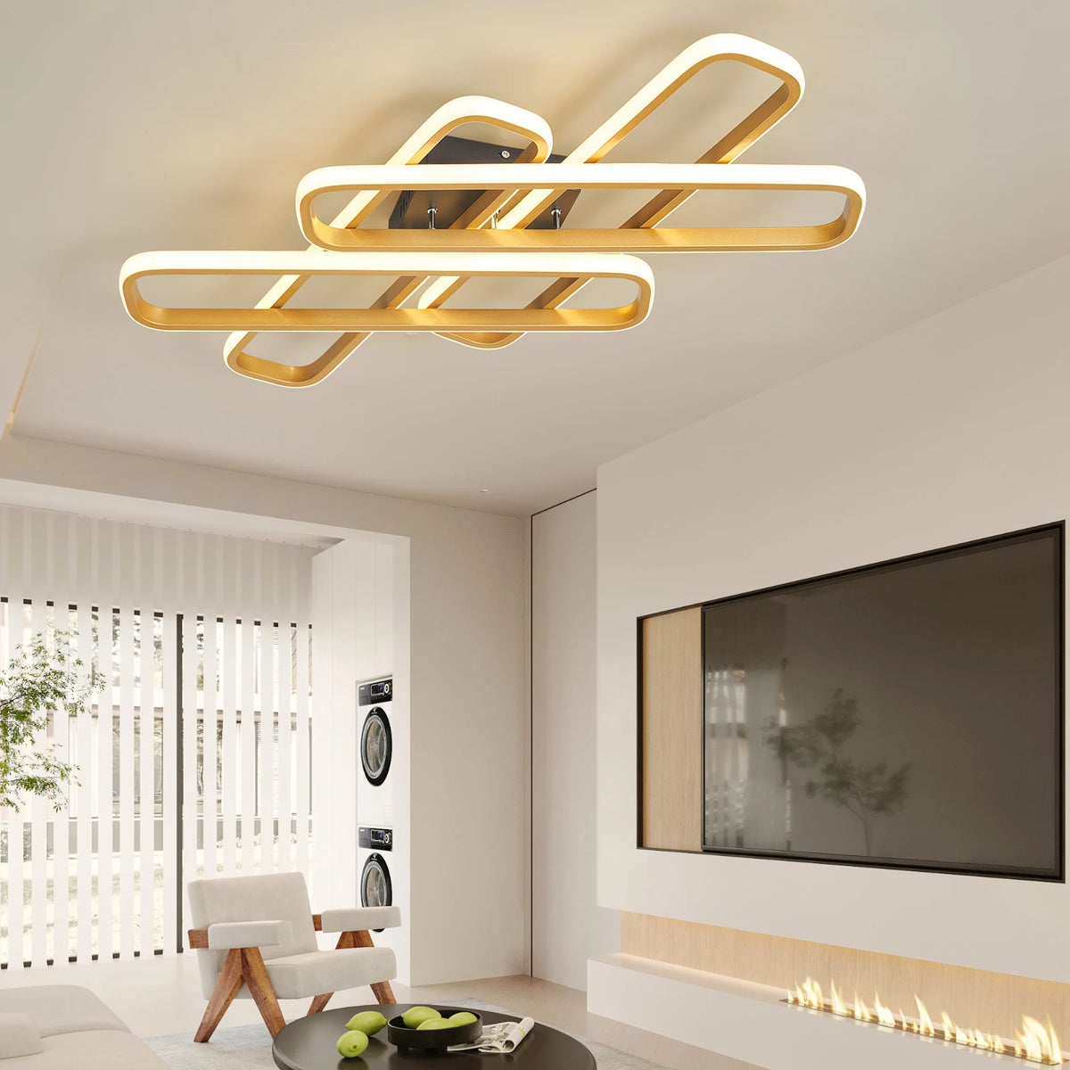 Modern creative LED chandelier for indoors - vue 4 sur 10