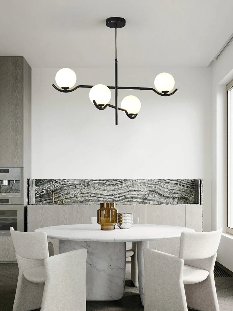 Minimalist postmodern pendant light for elegant and contemporary interiors