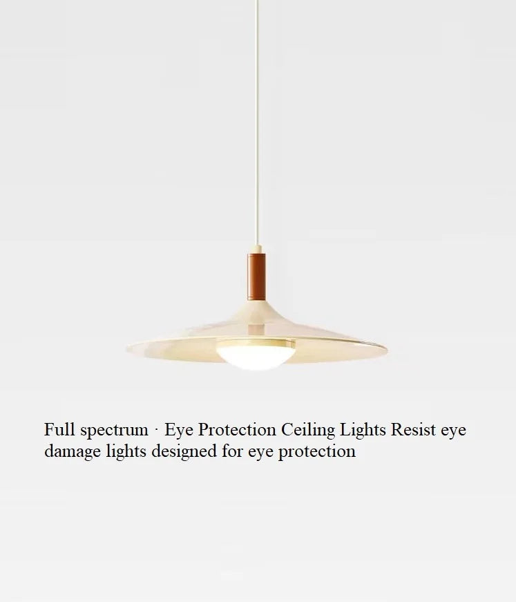 Modern ufo-style chandelier with eye protection contemporary design - vue 8 sur 8