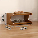 simple and space-saving indoor shoe rack