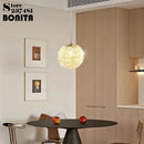 Modern luxury k9 crystal flower pendant light