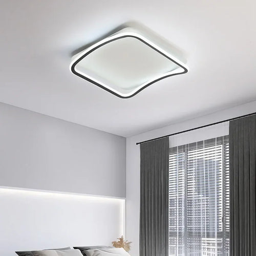 Modern LED ceiling light for elegant and simple interior decor - vue 2 sur 12