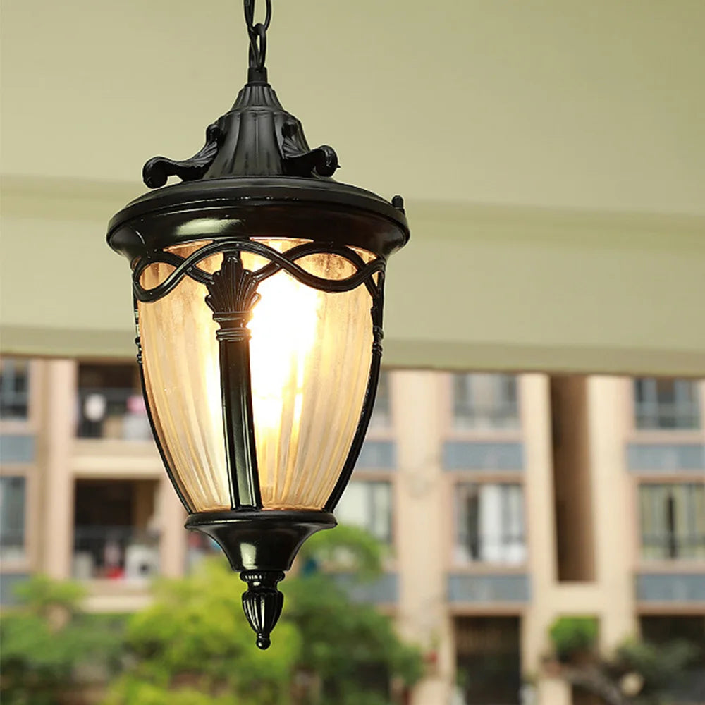 Waterproof chandelier for balcony and decorative outdoor lighting