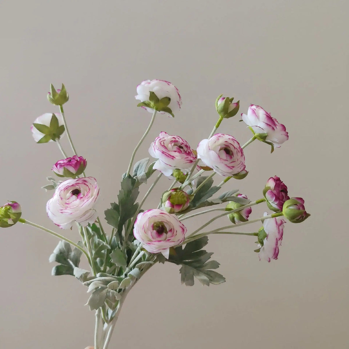 Small artificial peony flower bouquet for wedding and home decoration