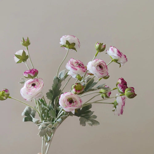 Small artificial peony flower bouquet for wedding and home decoration - vue 2 sur 13