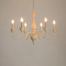 American rural vintage wooden chandelier for living room, dining room, bedroom, café or shop