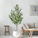 Artificial olive branch for interior decoration and weddings