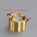 Adjustable copper ceiling light for interior decoration