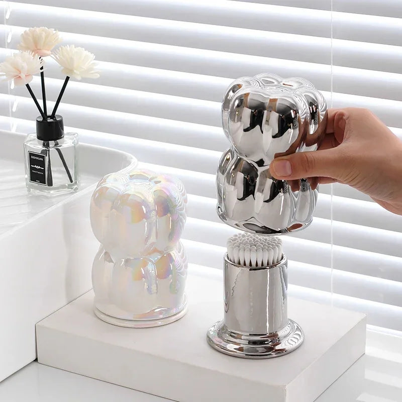 luxury ceramic bathroom decor set