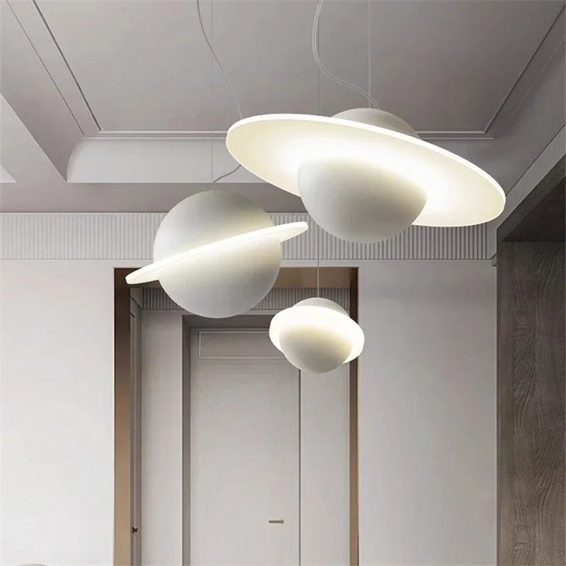 Creative modern wooden pendant light for interior decoration - vue 5 sur 11