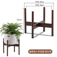 strong and durable wooden plant and bonsai stand