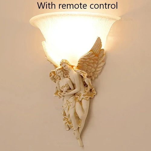 Nordic resin wall light with retro European style - vue 10 sur 14