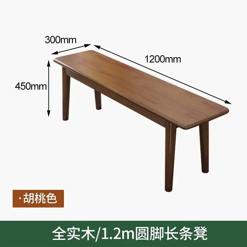 solid wood bench multifunctional furniture for everyday use - vue 13 sur 15