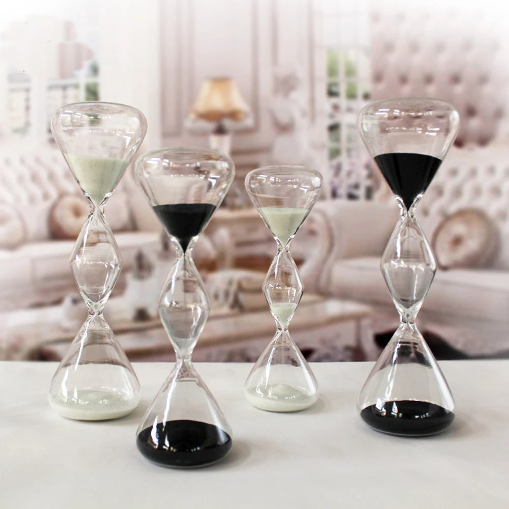 creative glass hourglass for decoration and gifts