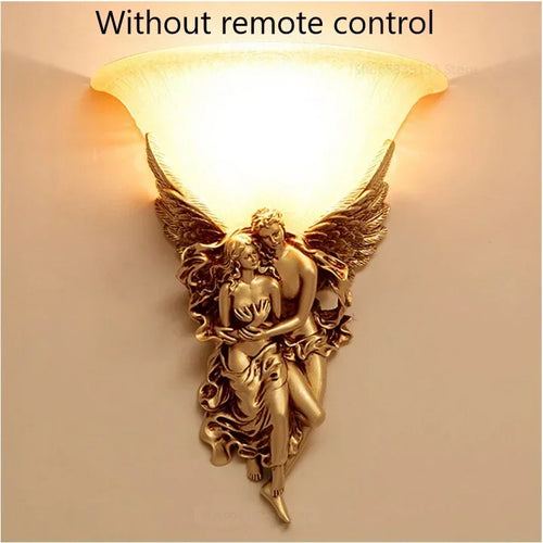 Nordic resin wall light with retro European style - vue 9 sur 14