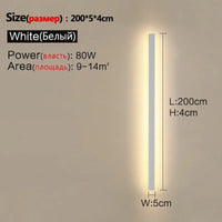Waterproof outdoor LED wall light for decorative lighting