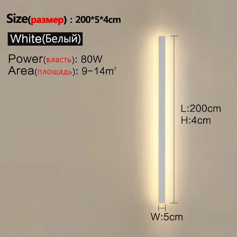 Waterproof outdoor LED wall light for decorative lighting