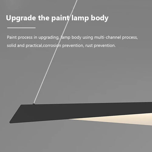Modern LED pendant light for stylish indoor decoration and elegant lighting - vue 8 sur 8