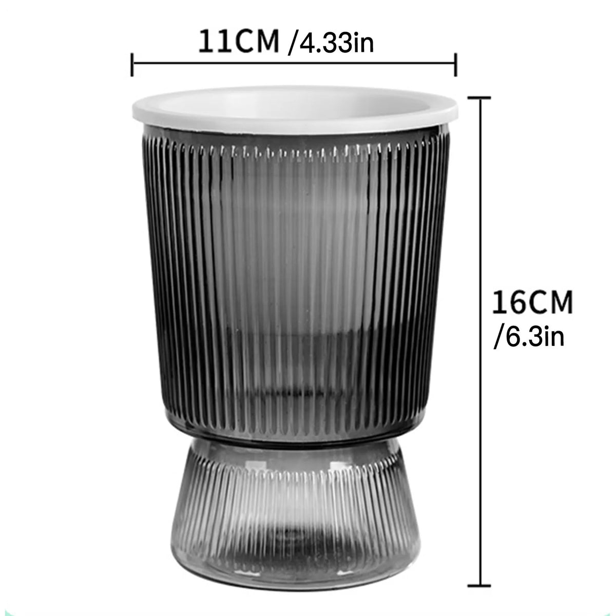 Hydroponic flower pot with automatic watering garden decoration - vue 15 sur 15