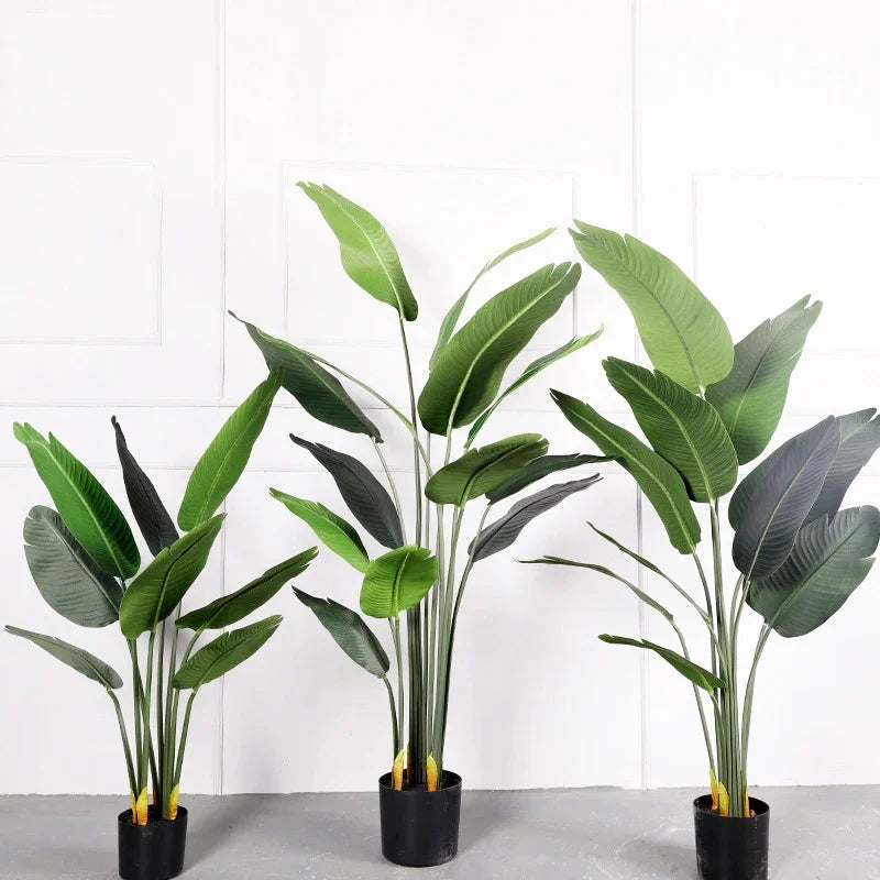 Large artificial potted banana tree for indoor and outdoor decoration