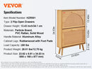 shoe cabinet with drop-down drawers for self-contained storage