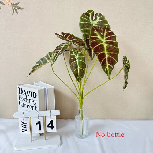 Artificial plant with 9 heads for indoor and outdoor decoration - vue 11 sur 11