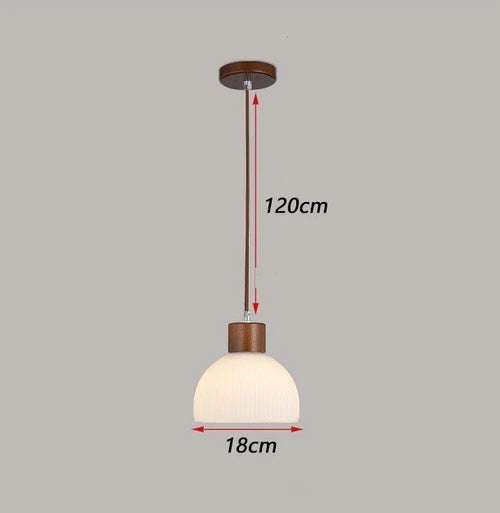 Japanese three-head pendant light for restaurant and bar